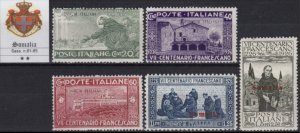 Italy Somalia n. 81-85 MNH**