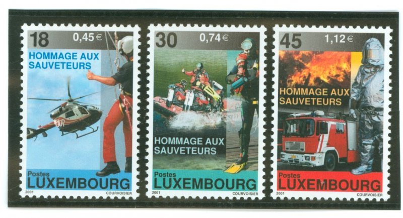Luxembourg #1055-1057 Mint (NH) Single (Complete Set)