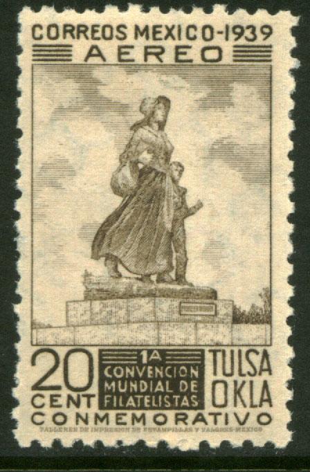 MEXICO C94, 20c Tulsa World Philatelic Convention. MINT, NH F-VF.