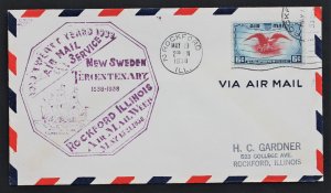 US #C23 National Air Mail Week Rockford ILL May 15-21, 1938