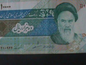 ​IRAN-CENTRAN BANK OF IRAN-10000 RIALS LT. CIRCULATED BANK NOTE VERY FINE