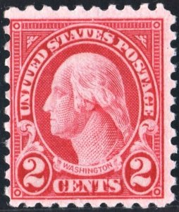 SC#583 2¢ Washington Single (1924) MNH