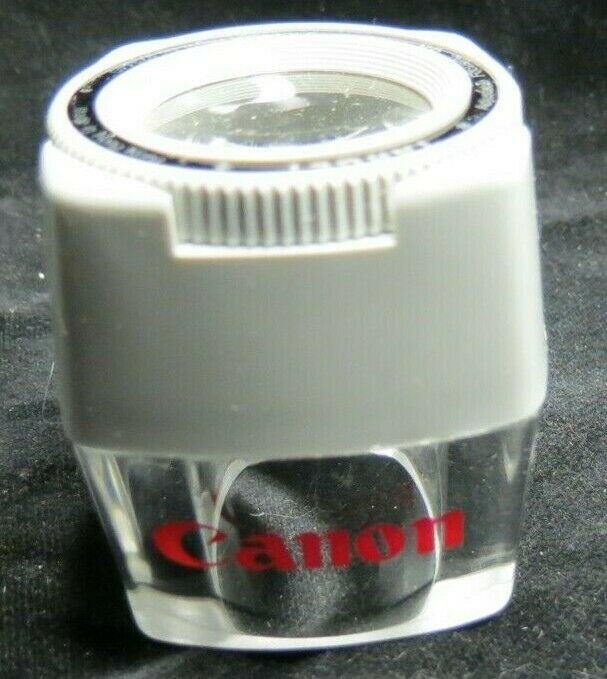 Adjustable Target Focusing 8x topographical lens magnifier viewer MIB