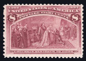 MOMEN: US STAMPS #236 MINT OG NH LOT #79557*