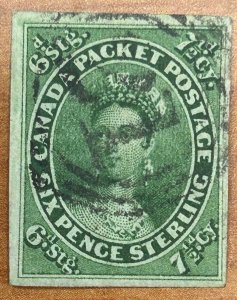 Canada #9 XF Used -- Queen Victoria--