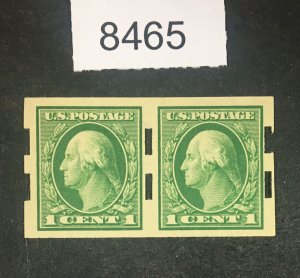 MOMEN: US STAMPS  # 408 MINT OG NH PAIR SCHERMACK-III VF/XF LOT #C 8465