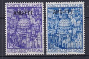 1950 - ITALY - TRIESTE Zone A - Sc#74-75 - MNH**