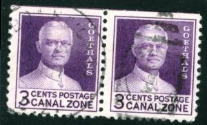 Canal Zone - SC #117 - Used Pair - 1934 - Item CZ002