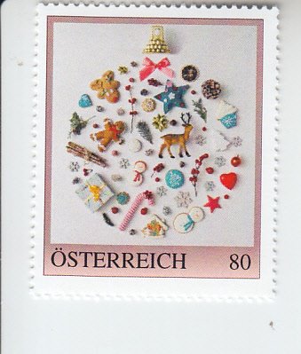 2019 Austria Christmas Ornaments (Scott NA) MNH