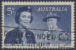 Australia  SC# 335 Used  Girl Guides  see details & scans