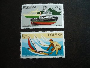 Stamps - Poland - Scott# 2474, 2478 - CTO Part Set of 2 Stamps