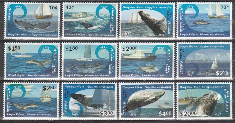 Aitutaki #600-11  MNH CV $62.50 (A17823)