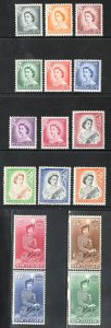 New Zealand Stamps # 288-301 MNH XF Scott Value $179.00