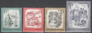 Austria #972-3, 975-6 MNH CV $20.00  (S4227)