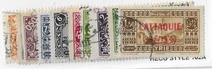 Latakia Sc #7-17  11 middle issues of the set  used FVF