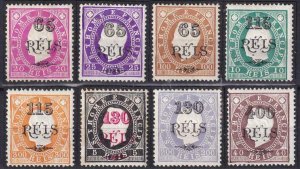 St. Thomas and Prince 1902 SC 65-71/ Mundo 61-68 Mint Set 