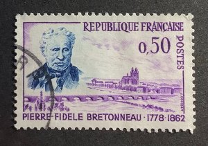 France 1962 Scott 1022 used - 0.50fr,  Pierre Fidele Bretonneau