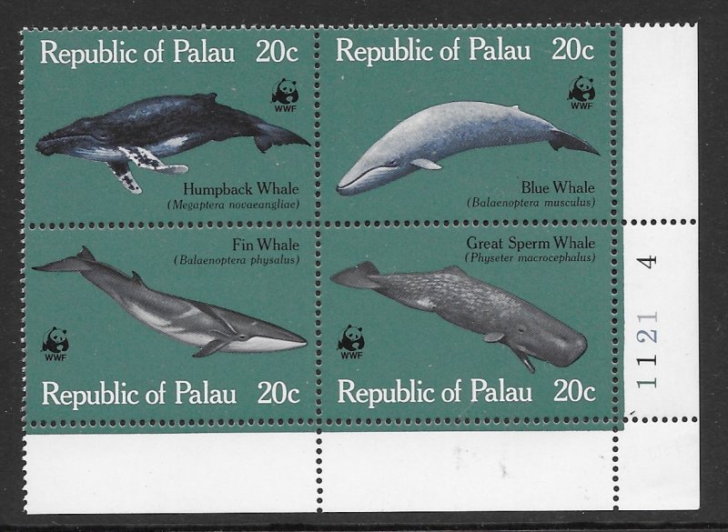 Palau 247   1987  set 4  VF NH