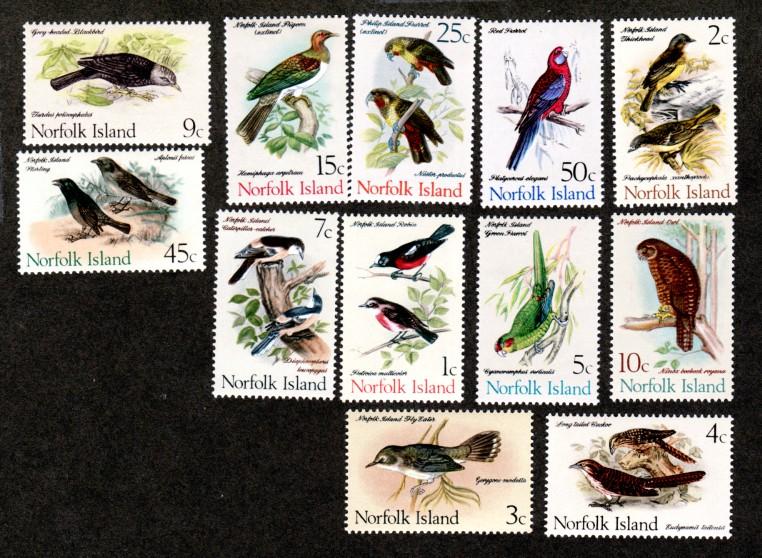 Norfolk Island # 126//139 Mint Birds!