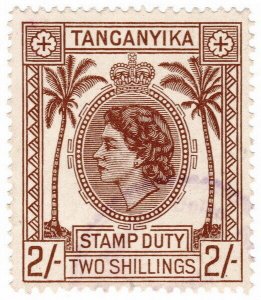 (I.B) KUT Revenue : Tanganyika Stamp Duty 2/-