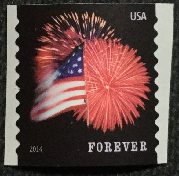 US #4854 MNH Coil Single (.49) Fort Mc Henry Flag/Fireworks SCV $1.00