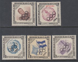 Honduras C331-C335 OLympics MNH VF