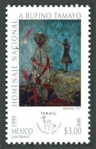 Mexico 2157, MNH. Rufino Tamayo, 1899-1991, Self-portrait, 1999. 