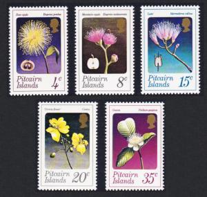 Pitcairn Flowers 5v SG#126-130 SC#130-134