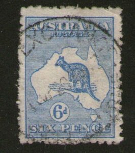 Australia 1913 Sc 8 kangaroos FU