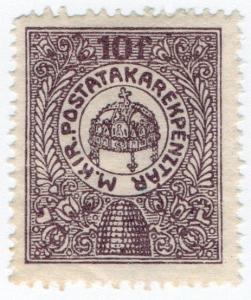 (I.B) Hungary Revenue : Postal Savings Bank 10f