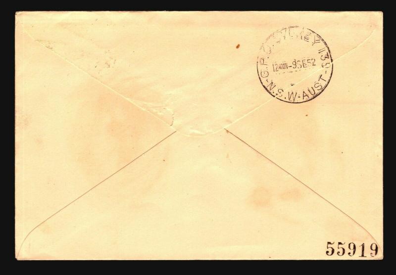 COCOS Islands 1952 First Flight Cover to Australia  - Z14699