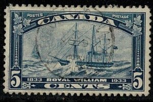 Canada #204 5c ship used