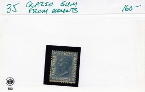 ITALY  35   GLAZED GUM FROM MOUNTS