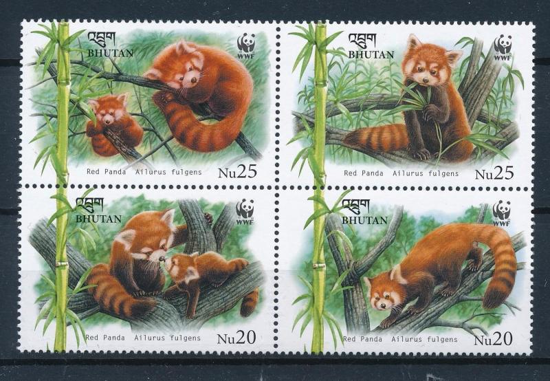 [54107] Bhutan 2009 Wild animals Mammals WWF Red panda MNH