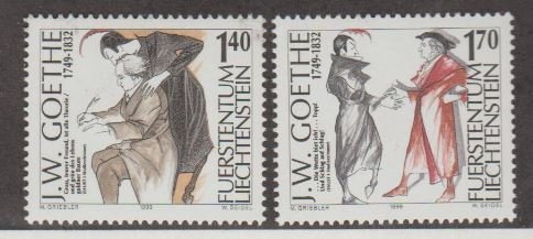 Liechtenstein Scott #1151-1152 Stamps - Mint NH Set