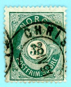 Norway, Scott #29, Used