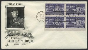 #1026 3c Patton, Art Craft-Addressed FDC **ANY 4=FREE SHIPPING**