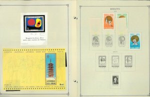 Romania 1955-1984 CTO (mostly), M & U Hinged on Scott International Pages