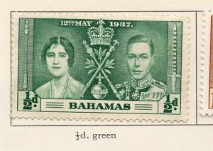 Bahamas 1937 Early Issue Fine Mint Hinged 1/2d. 206529