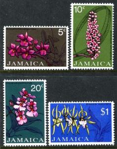 Jamaica 375-378, MNH, Flowers Orchids. s5990