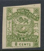 North Borneo  SG 43   blue green imperf   please see scans & details