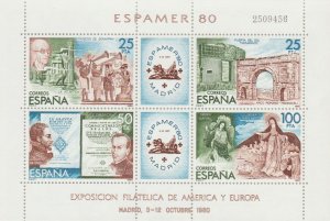 1980 Espana Stamps Espamer 80 SS MNH