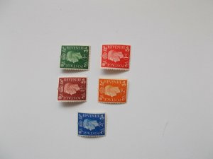 GB GVI 1937 GVI Dark Colour Definitives Wmk Sideways Good Perfs M/N/H Cat £172