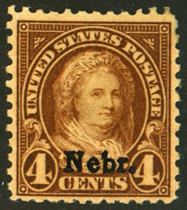 U.S. #673 MINT OG LH