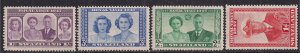 Swaziland 1947 KGV1 Set of 4 Royal Wedding stamps Umm SG 42 - 45 ( B44 )