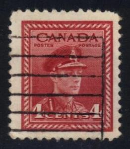 Canada #254 King George VI; Used