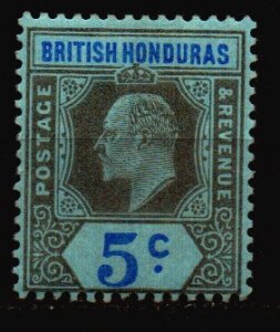 British Honduras Unused Hinged Scott 60