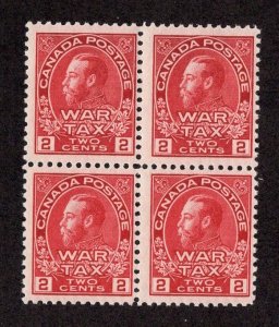 Canada #MR2 Block of 4 F/MNH ~JM-2242