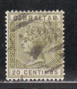 Gibraltar Scott # 31, used