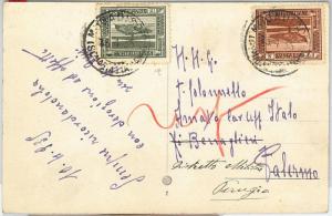 59937 -  ITALY: Italian Somalia  - POSTAL HISTORY:  POSTCARD 1935 -  LIGHTHOUSES